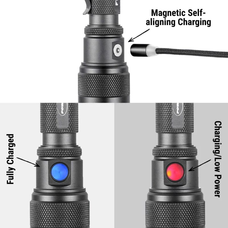 Powertac FlexBeam Gen2 - 2000 Lumens Flashlight