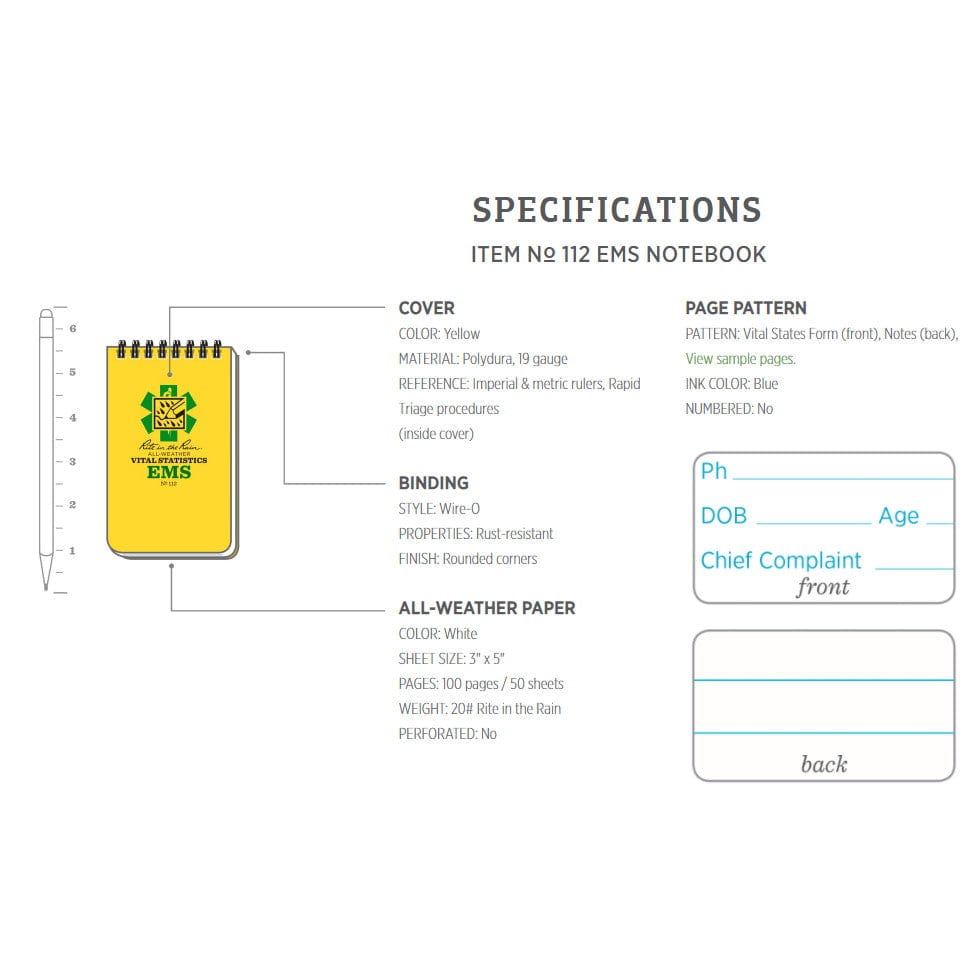 RITR 112 EMS Vital Stats Notebook 2