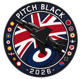 Mach 5 Pitch Black 2026 Royal Air Force Hawk MK167 Patch