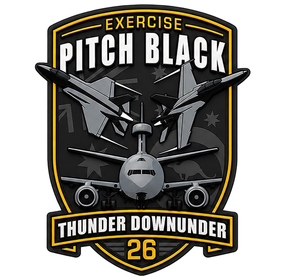 実物　PITCH BLACK 2022 参加部隊ワッペン All Pitch Black Merchandise