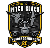 Mach 5 Pitch Black 2026 Royal Australian Air Force F-35 Lightning F/A-18 Hornet E-7 Wedgetail Patch