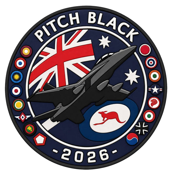 Mach 5 Pitch Black 2026 Royal Australian Air Force F/A-18 Hornet Patch