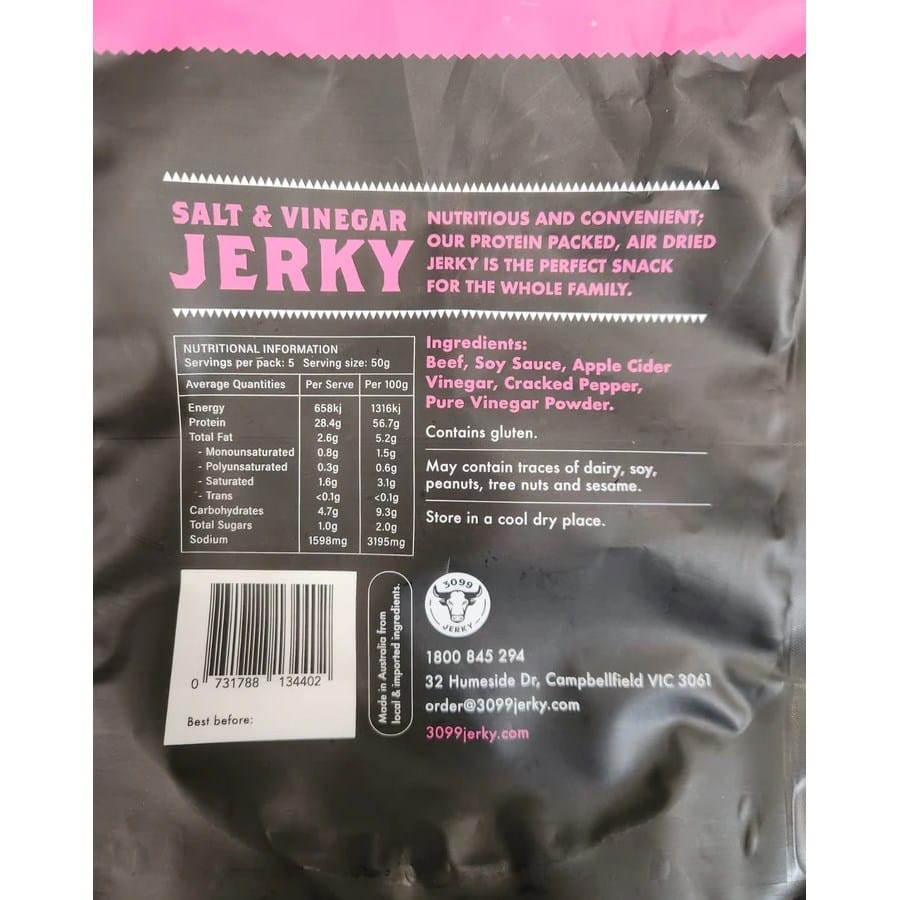 3099 Salt & Vinegar Jerky