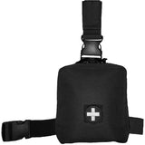 TAS 5287 Drop Leg Medical Pouch Black Front