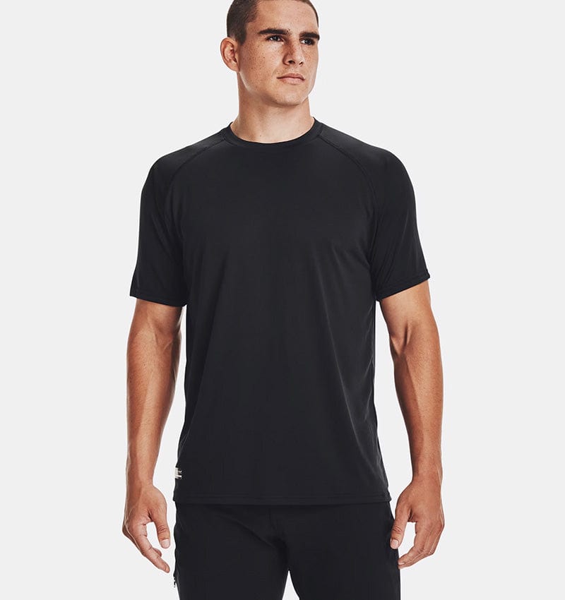 Under Armour Tactical Tech Short Sleeve T-Shirt Dark Navy Blue Front