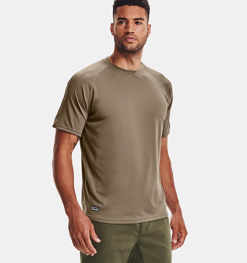 Under Armour Tactical Tech Short Sleeve T-Shirt Federal Tan Front