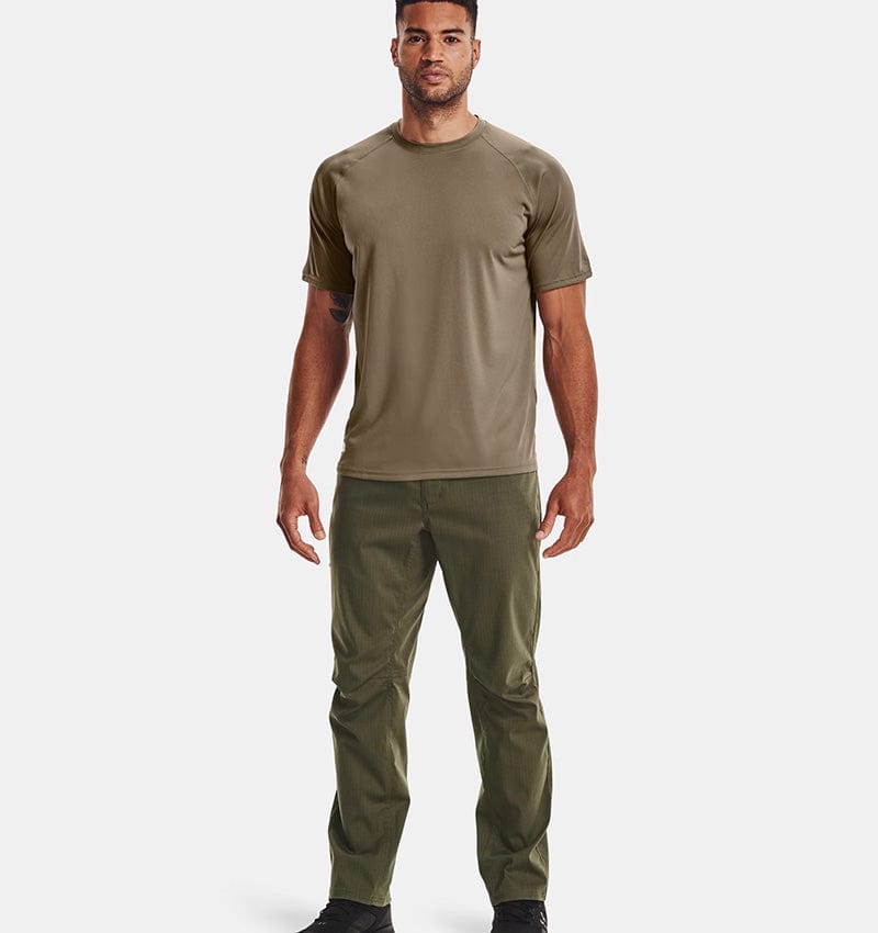 Under Armour Tactical Tech Short Sleeve T-Shirt Federal Tan Full