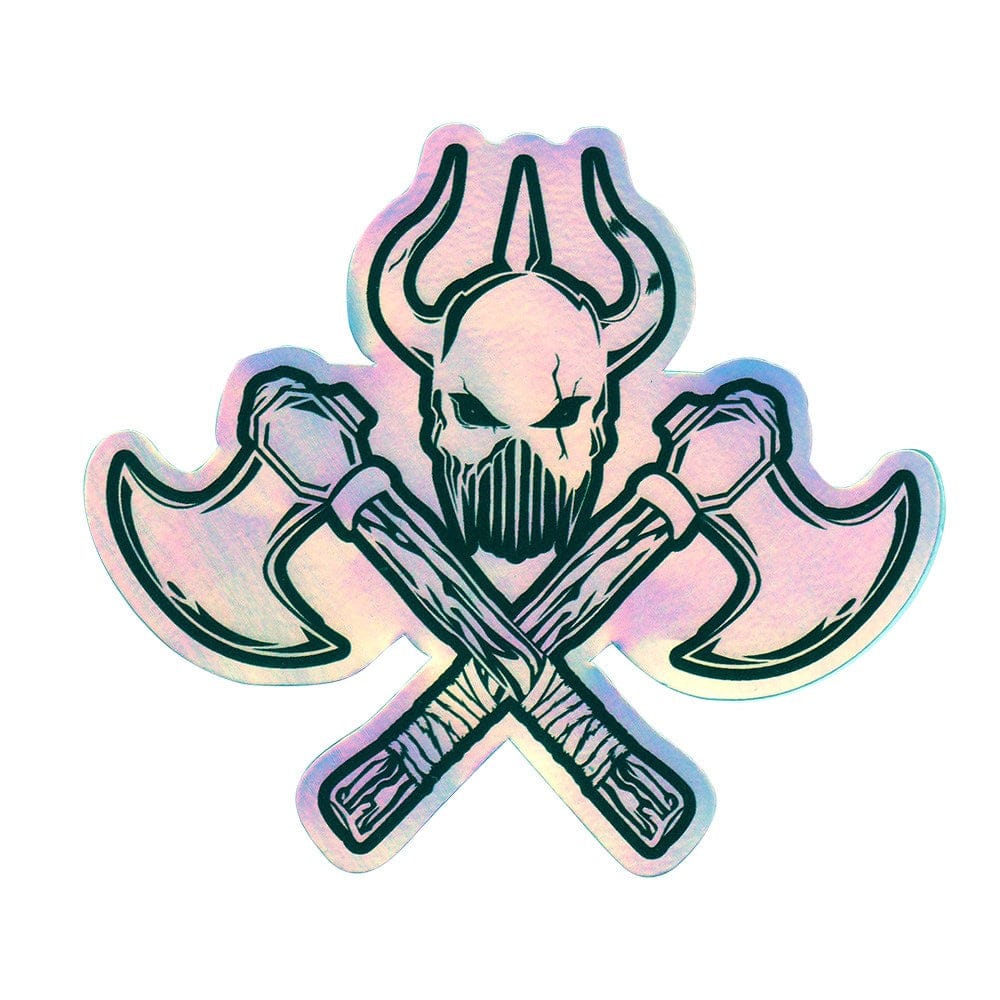 Valhalla Crossed Axe Sticker
