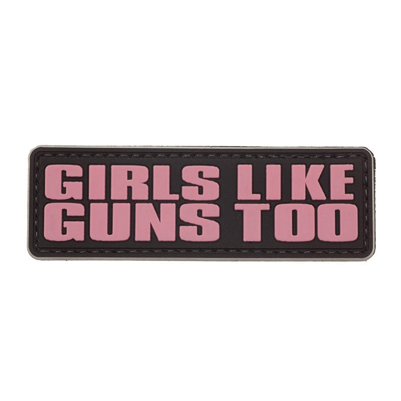 Valhalla Girls Like Guns Too PVC Patch