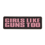 Valhalla Girls Like Guns Too PVC Patch