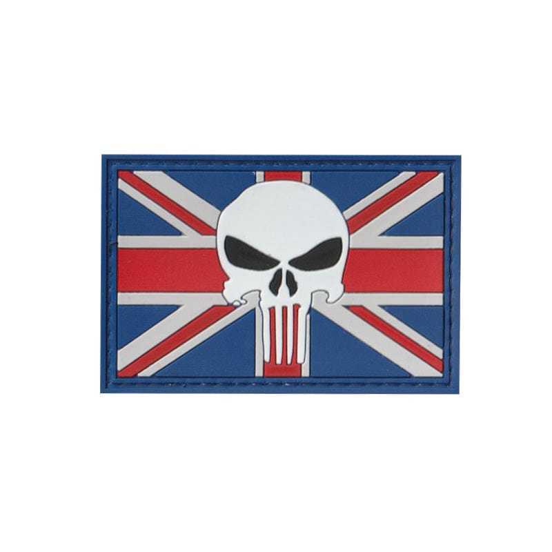 Valhalla UK Flag with Punisher PVC Patch