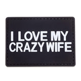 Valhalla I Love My Crazy Wife PVC Patch