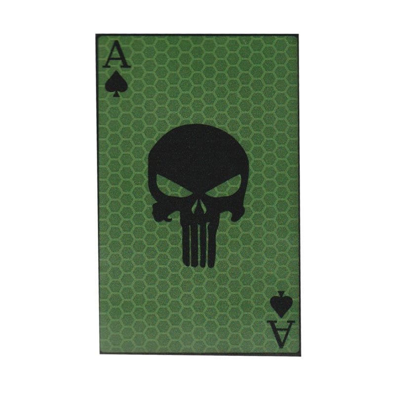 Valhalla Punisher Playing Card Reflective Patch