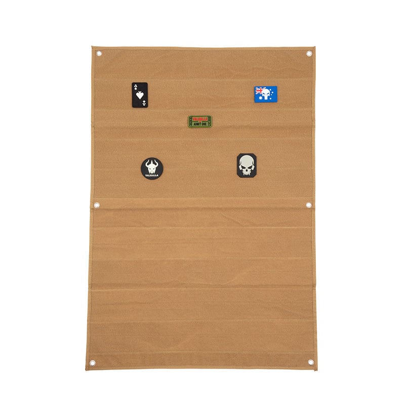 Valhalla Patch Display Wall Mat Tan