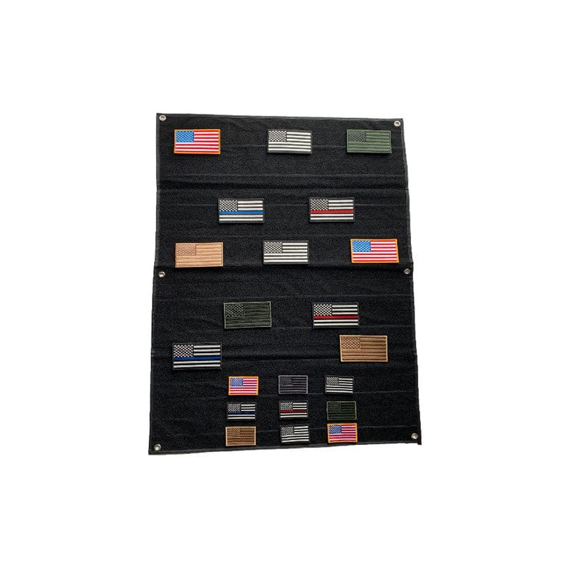 Valhalla Patch Display Wall Mat Black