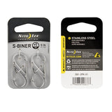 Nite Ize S-Biner Dual Carabiner Stainless Steel #1 - 2 Pack