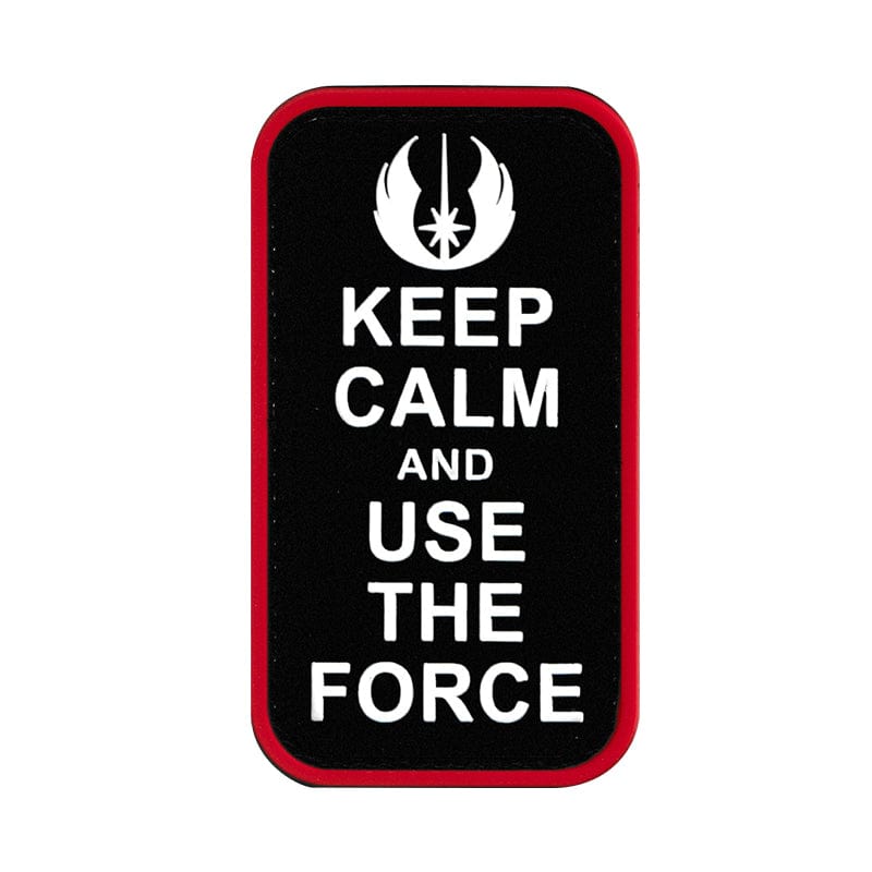 Valhalla Keep Calm and Use the Force PVC Patch