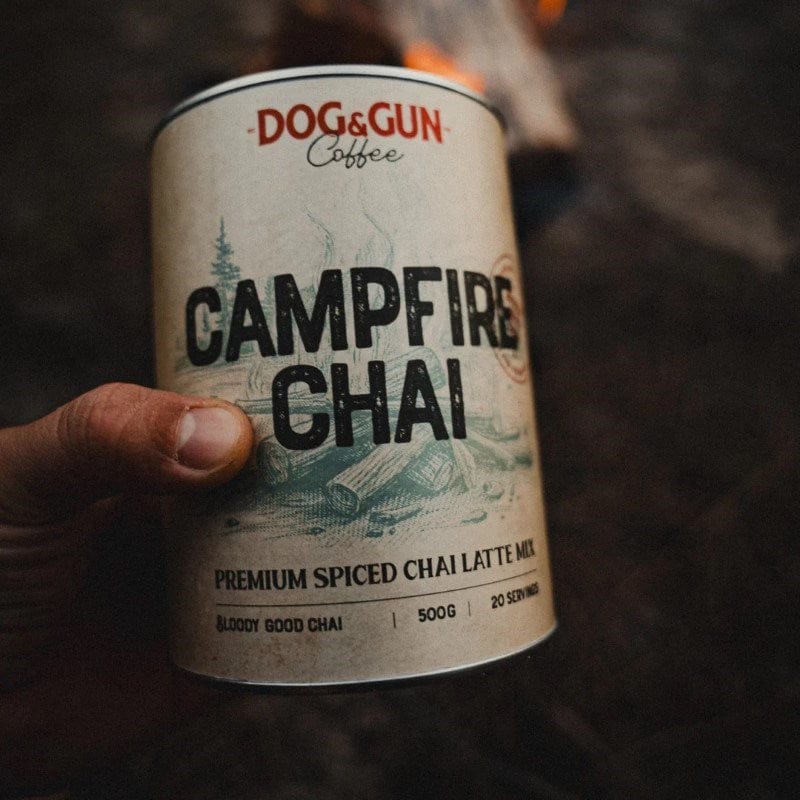 Dog & Gun Coffee Campfire Chai Latte -  500g Tin 2