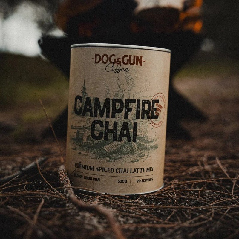 Dog & Gun Coffee Campfire Chai Latte -  500g Tin 4