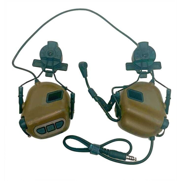 Earmor M32H Hearing Protector Earmuffs with Exfil Ballistic Helmet Rail 3.0 (Team Wendy)-1