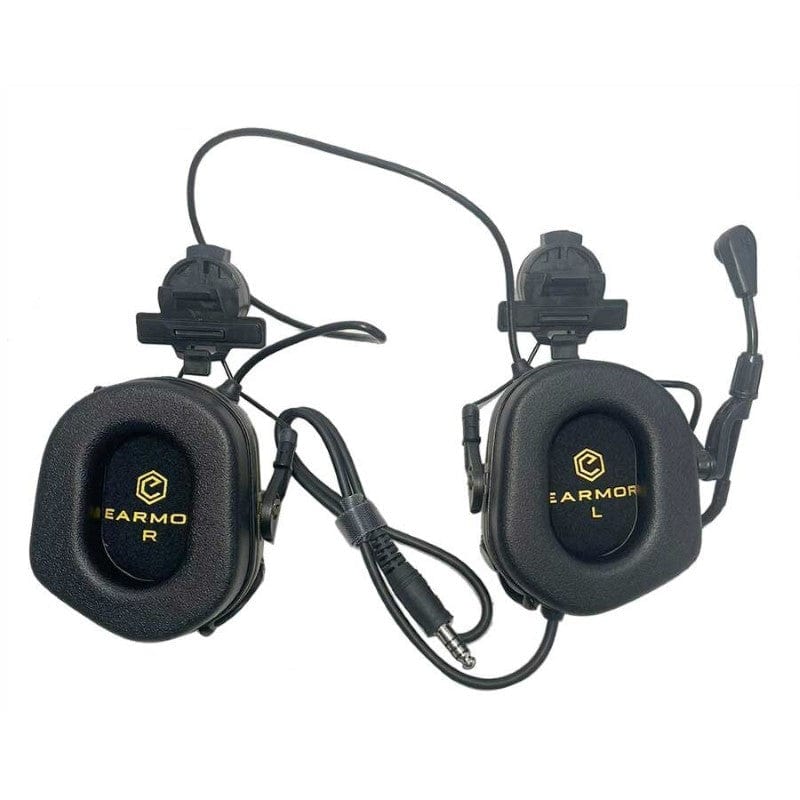Earmor M32H Hearing Protector Earmuffs with Exfil Ballistic Helmet Rail 3.0 (Team Wendy)-2