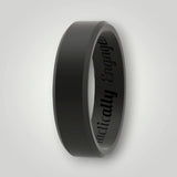 Tactically Engaged Wide Beveled - Silicone Ring 1