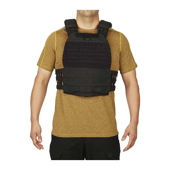 5.11 TacTec Plate Carrier - Black - Front View