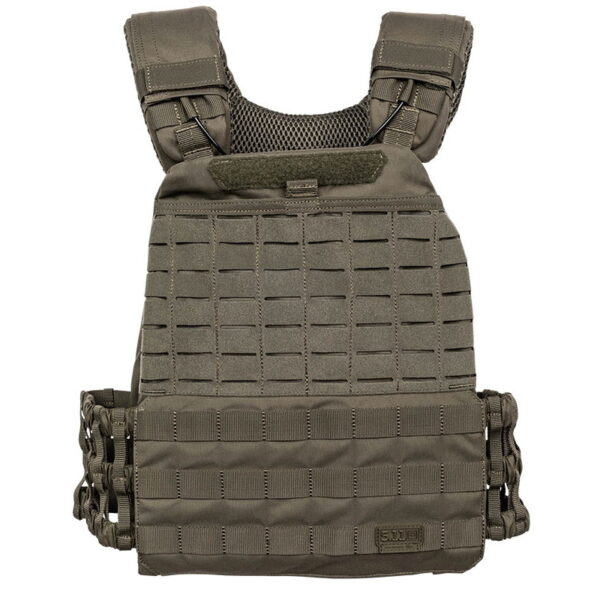5.11 TacTec Plate Carrier - Olive Green - Front