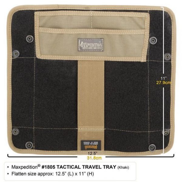 Maxpedition Tactical Travel Tray - Dimensions