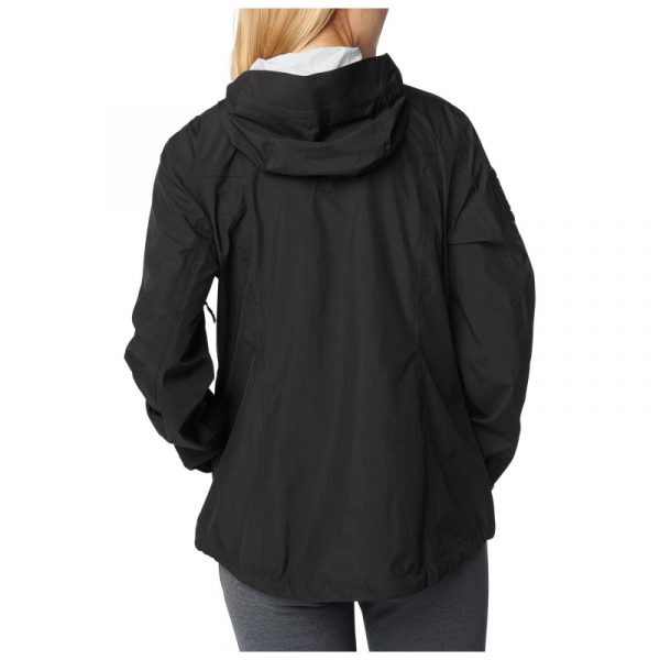 5.11 Women's Aurora Shell Jacket - Black - Back