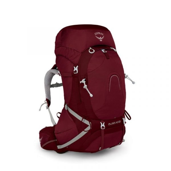 Osprey Aura AG 65 Pack - Gamma Red - Front