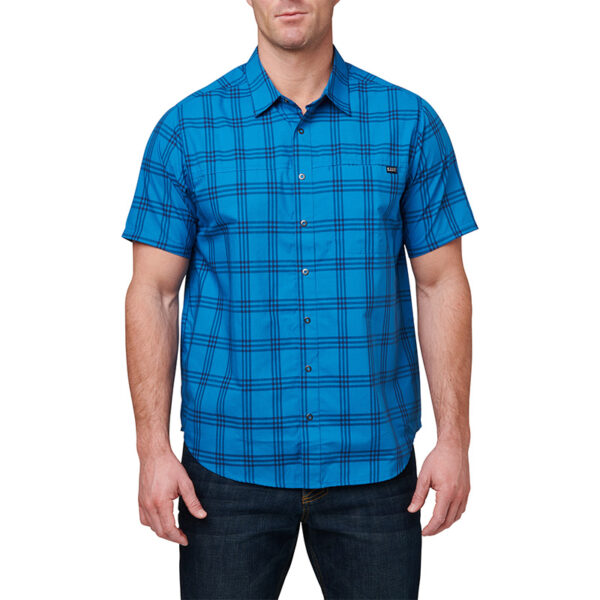5.11 Wyatt S/S Plaid Shirt - Legion Blue Plaid