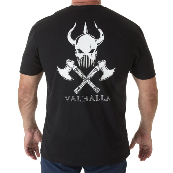 Valhalla Crossed Axe Crew Neck - Black - Back