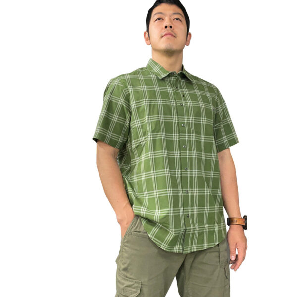 5.11 Wyatt S/S Plaid Shirt - Greenzone Plaid