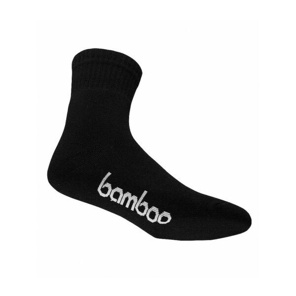 Bamboo Crew Socks - Black